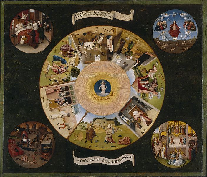 Hieronymus Bosch: A hét főbűn és a négy utolsó dolog